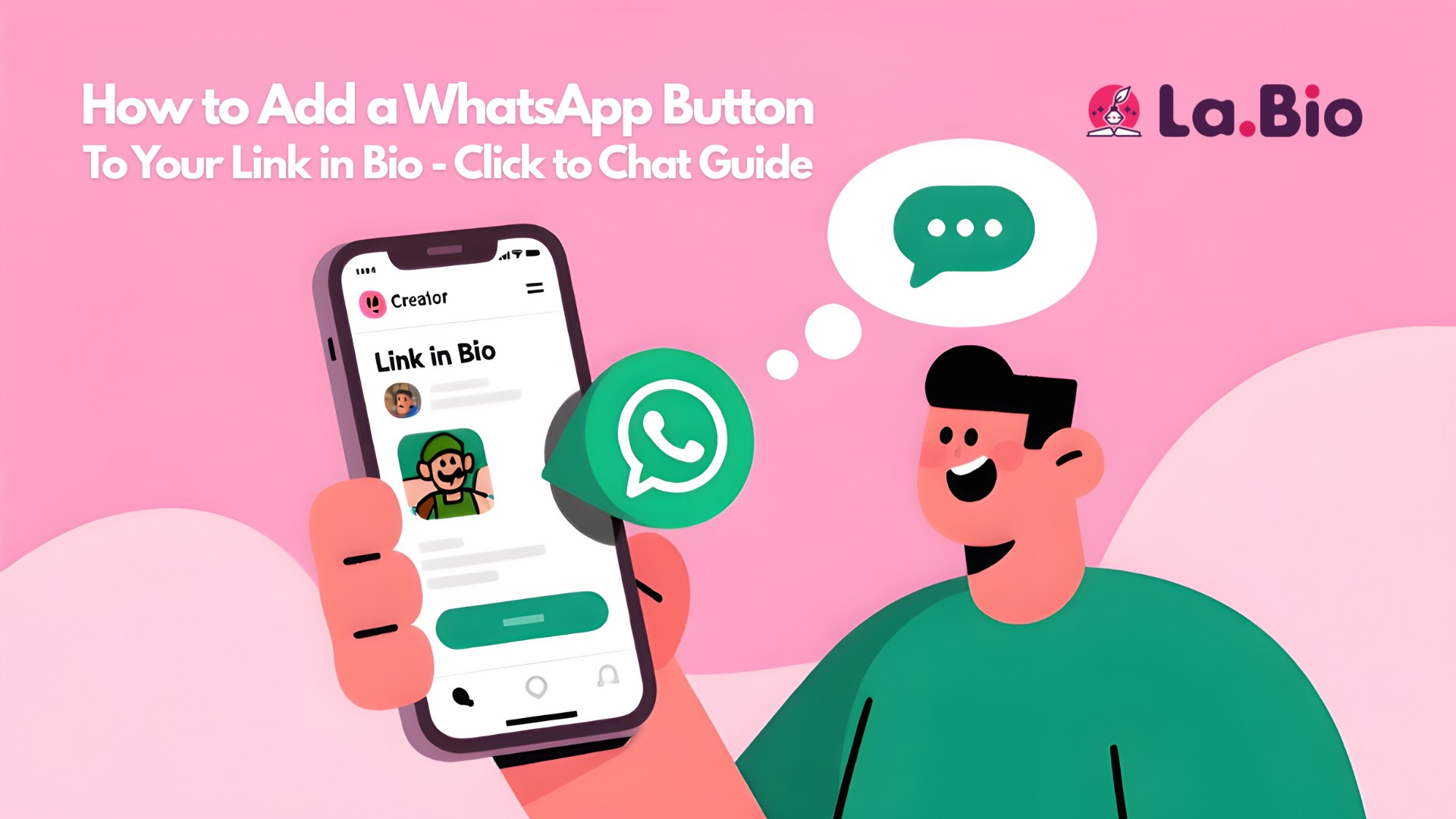 How to Add a WhatsApp Button to Your Link in Bio - Click to Chat Guide